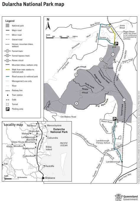 Dularcha National Park map